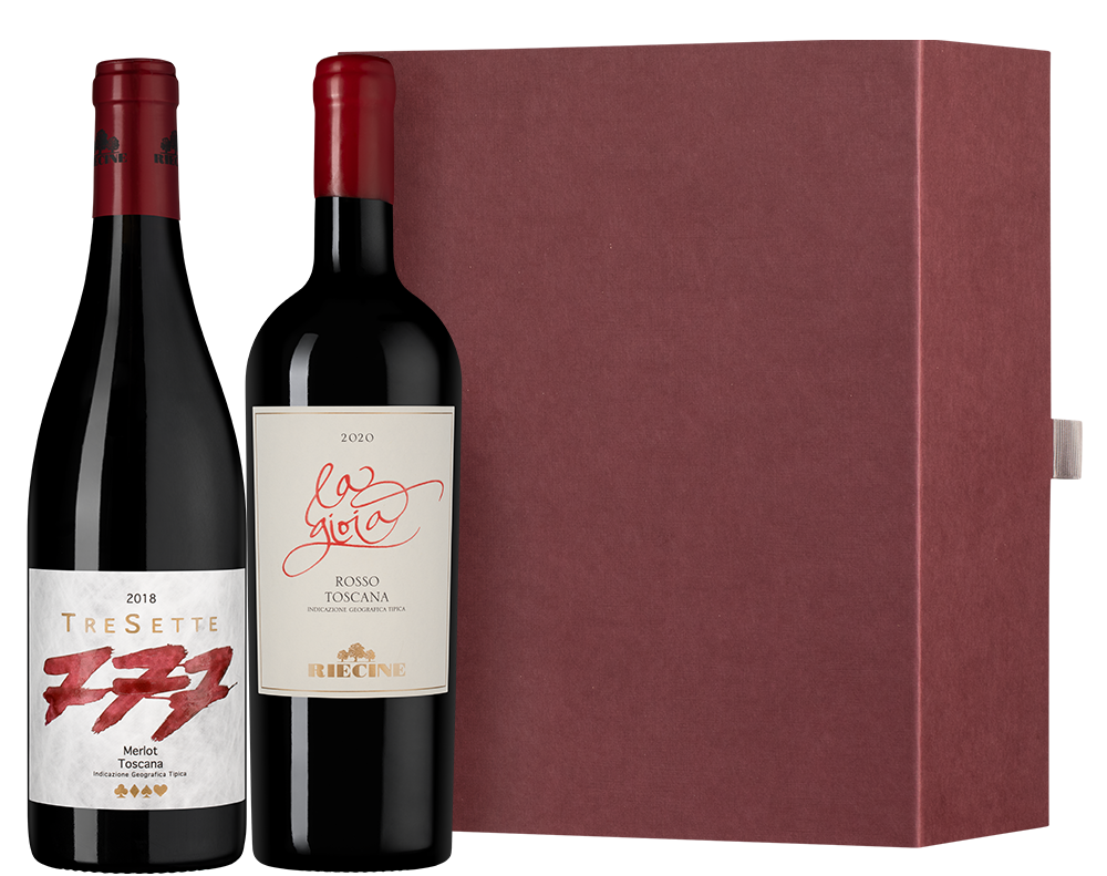 Вино в подарочном наборе "Riecine: сердце Тосканы", (156888), Италия, Тоскана, 0.75 л, Riecine: сердце Тосканы, цена 44990 рублей