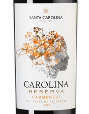 Вино Carolina Reserva Carmenere, (132274), красное сухое, 2019 г., 0.75 л, Каролина Ресерва Карменер цена 1490 рублей