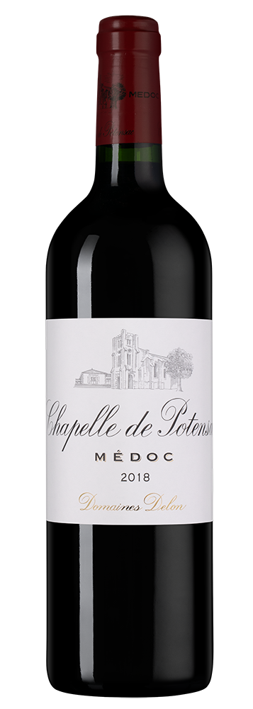 Вино Chapelle de Potensac (Medoc), Chateau Potensac, 2018, (151912), Франция, Бордо, красное, сухое, 0.75 л, Шапель де Потансак, цена 5690 рублей