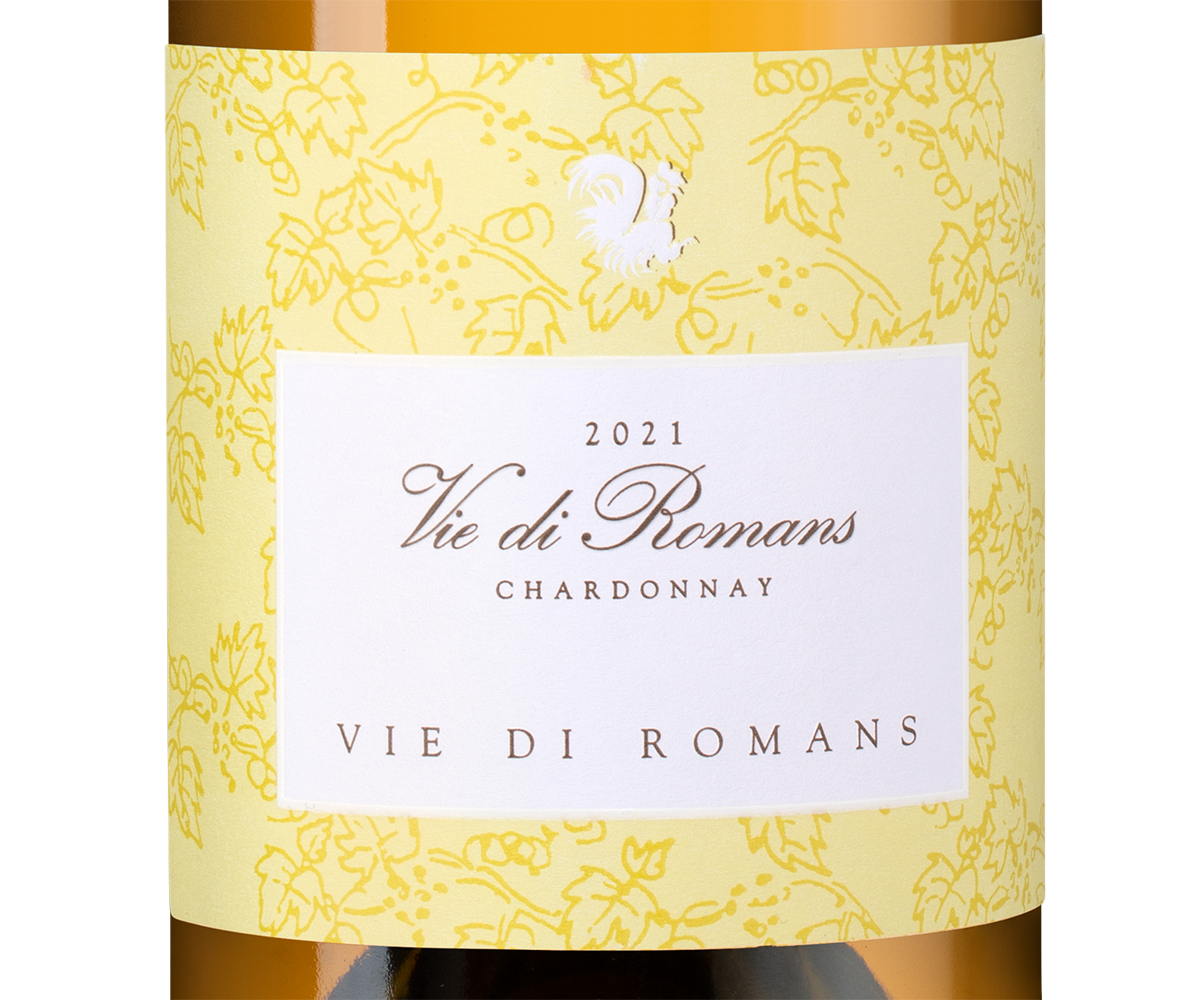 Вино Vie di Romans Chardonnay, 2021, (143106), Италия, Фриули-Венеция-Джулия, белое, сухое, 0.75 л, Вие ди Романс Шардоне, цена 11490 рублей