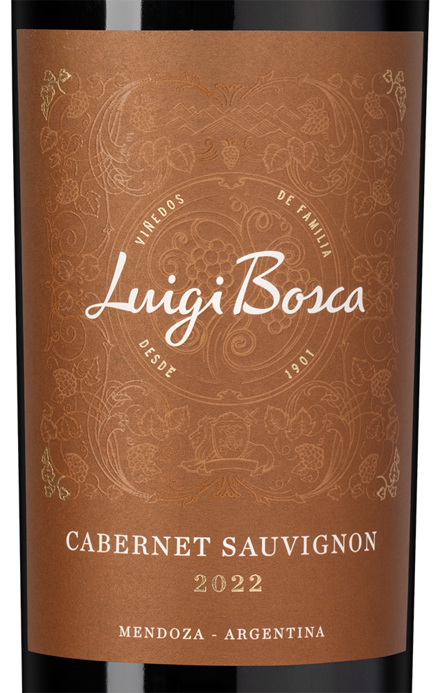 Вино Cabernet Sauvignon, Luigi Bosca, 2022, (149236), Аргентина, Мендоса, красное, сухое, 0.75 л, Каберне Совиньон, цена 2093 рублей