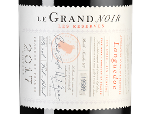 Вино Le Grand Noir Les Reserves в подарочной упаковке, (133993), gift box в подарочной упаковке, красное сухое, 2017 г., 0.75 л, Ле Гран нуар Ле Резерв Руж цена 2990 рублей