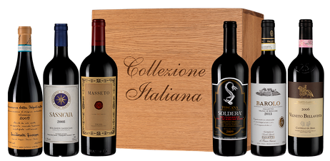 Вино Набор Collezione Italiana из 6-ти бутылок, (114524), gift box в подарочной упаковке, 0.75 л, Набор Колизионе Итальяна 6 бут цена 524390 рублей