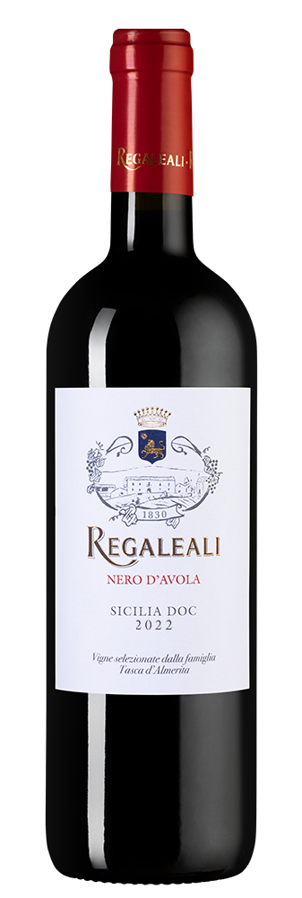 Вино Tenuta Regaleali Nero d'Avola, Tasca d'Almerita, 2022, (151377), Италия, Сицилия, красное, сухое, 0.75 л, Тенута Регалеали Неро д'Авола, цена 2990 рублей