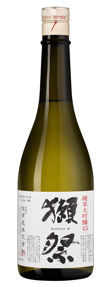 Саке Dassai 45 Junmai Daiginjo, 0.72л, (146228), Япония, Ямагути, 0.72 л, Дассай 45, цена 6490 рублей