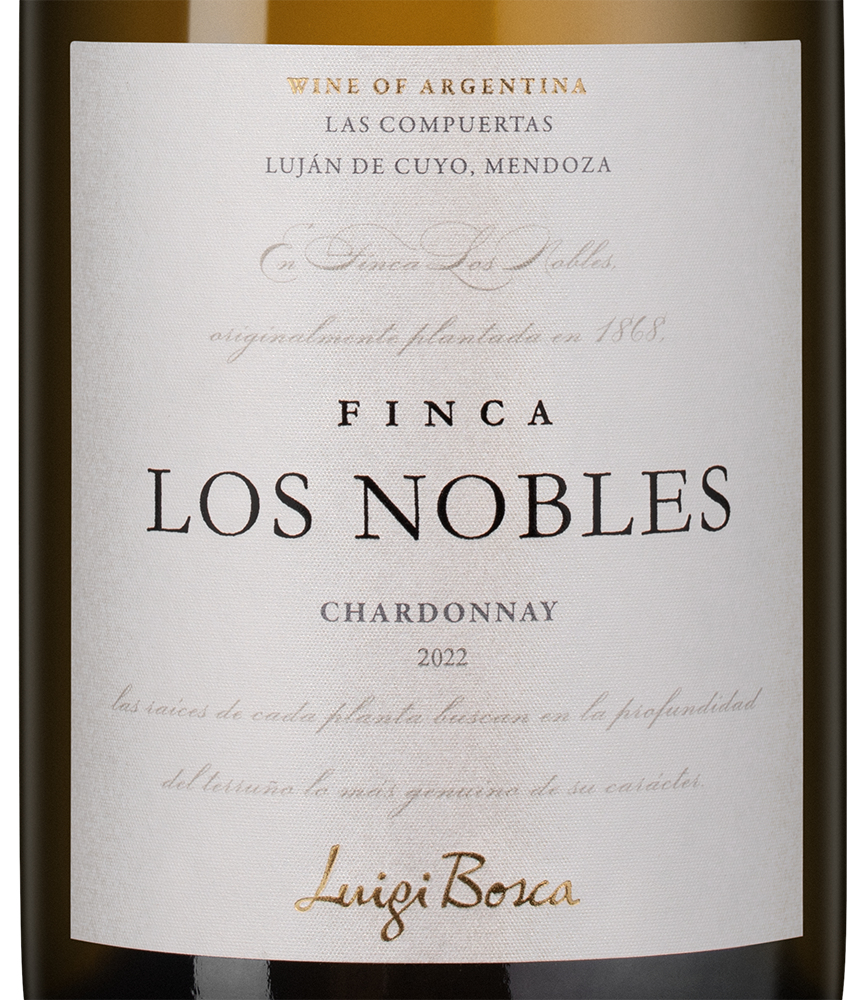 Вино Chardonnay Finca Los Nobles, Luigi Bosca, 2022, (146079), Аргентина, Мендоса, белое, сухое, 0.75 л, Шардоне Финка Лос Ноблес, цена 4490 рублей