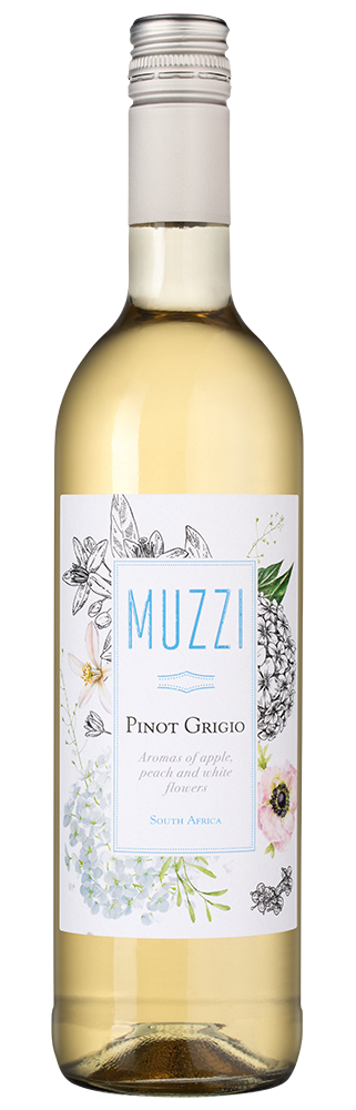 Вино Pinot Grigio Muzzi, Origin Wine Stellenbosch, 2024, (150849), Южная Африка, Стелленбош, белое, сухое, 0.75 л, Муцци Пино Гриджио, цена 1440 рублей