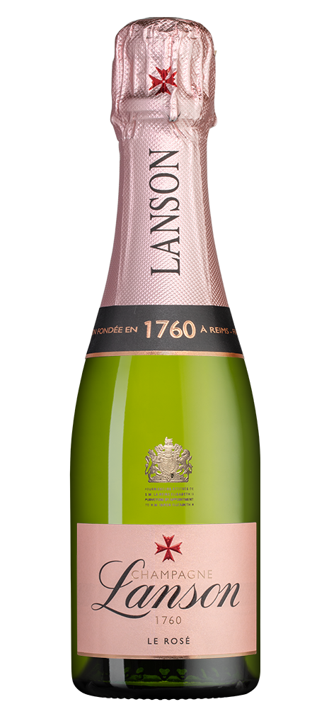 Шампанское Le Rose Brut, Lanson, 0.2л, (147339), Франция, Шампань, розовое, брют, 0.2 л, Ле Розе Брют, цена 4990 рублей