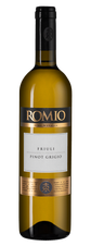 Вино Romio Pinot Grigio, (116864), белое полусухое, 2018 г., 0.75 л, Ромио Пино Гриджо цена 1240 рублей