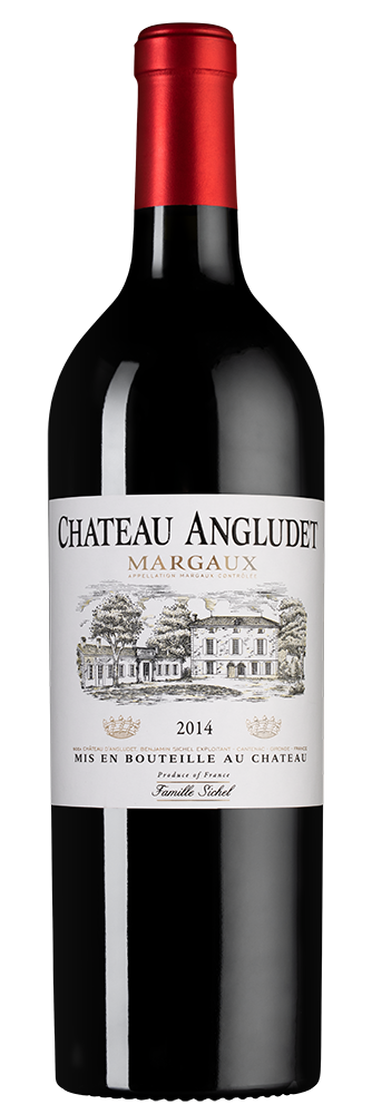 Вино Chateau Angludet (Margaux), 2014, (137909), Франция, Бордо, красное, сухое, 0.75 л, Шато д'Англюде, цена 13990 рублей