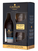 Camus VS Intensely Aromatic в подарочной упаковке с 2-мя бокалами