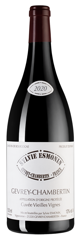 Вино Gevrey-Chambertin Vieilles Vignes, Domaine Sylvie Esmonin, 2020, 1.5л, (142212), Франция, Бургундия, красное, сухое, 1.5 л, Жевре-Шамбертен Вьей Винь, цена 59990 рублей