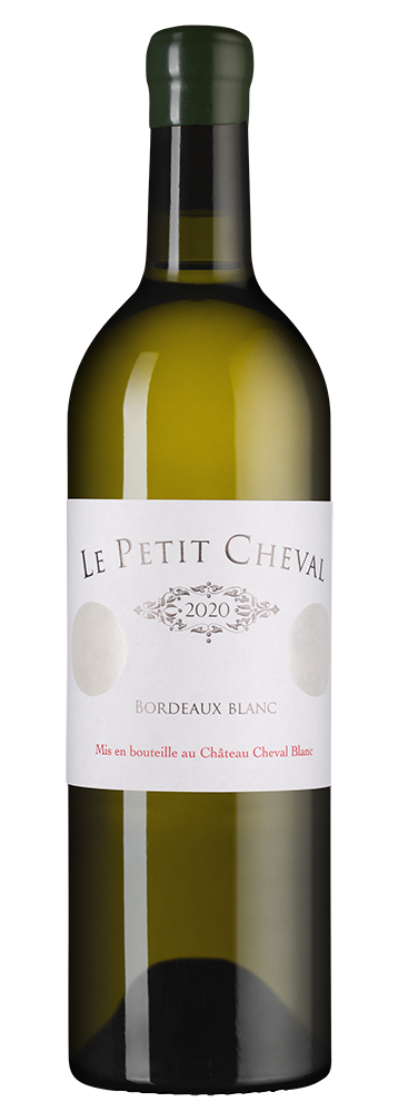 Вино Le Petit Cheval Blanc, Chateau Cheval Blanc, 2020, (151406), Франция, Бордо, белое, сухое, 0.75 л, Ле Пти Шваль Блан, цена 46490 рублей