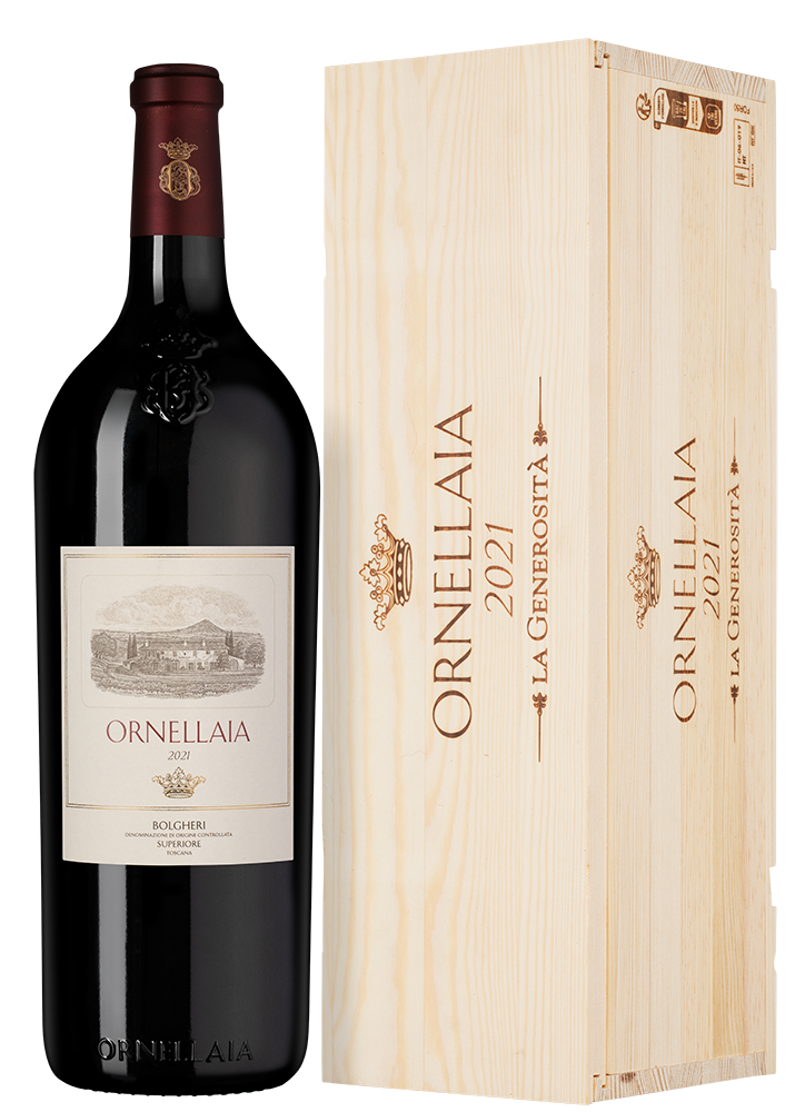 Вино Ornellaia, 2021, 1.5л, (147132), Италия, Тоскана, красное, сухое, 1.5 л, Орнеллайя, цена 174990 рублей