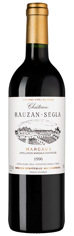 Вино Chateau Rauzan-Segla, 1996, (156612), Франция, Бордо, красное, сухое, 0.75 л, Шато Розан-Сегла, цена 59990 рублей