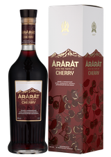 Бренди Арарат со вкусом вишни в подарочной упаковке, (146884), gift box в подарочной упаковке, 30%, Армения, 0.5 л, Арарат Вишня цена 2190 рублей