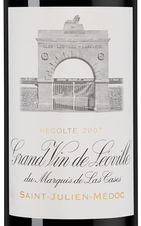 Вино Chateau Leoville Las Cases, (142509), красное сухое, 2007 г., 1.5 л, Шато Леовиль Лас Каз цена 124990 рублей