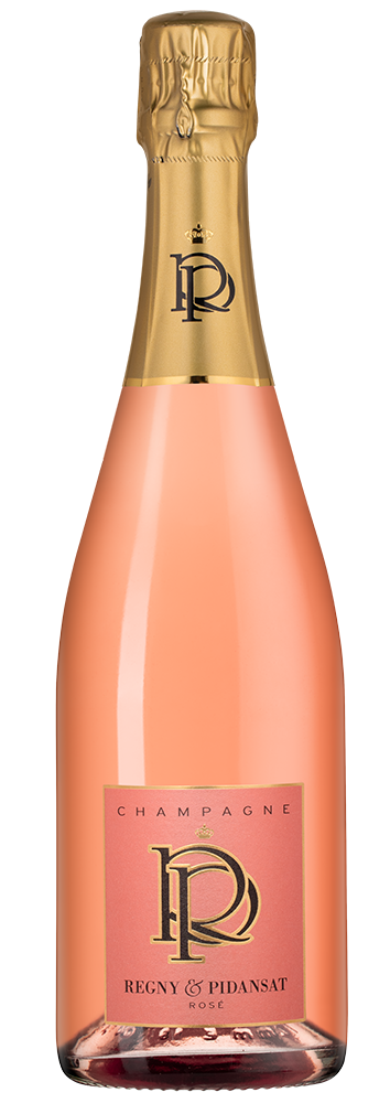 Шампанское Rose, Regny & Pidansat, (140246), Франция, Шампань, розовое, брют, 0.75 л, Розе, цена 8393 рублей