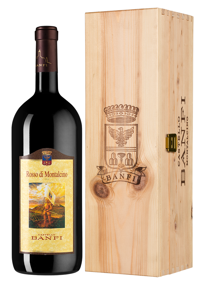 Вино Rosso di Montalcino в подарочной упаковке, Banfi, 2023, 1.5л, (154560), Италия, Тоскана, красное, сухое, 1.5 л, Россо ди Монтальчино, цена 13990 рублей