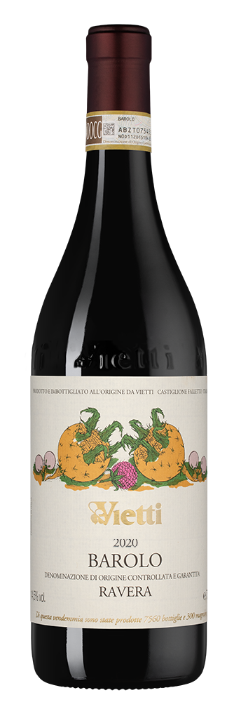 Вино Barolo Ravera, Vietti, 2020, (150982), Италия, Пьемонт, красное, сухое, 0.75 л, Бароло Равера, цена 64990 рублей