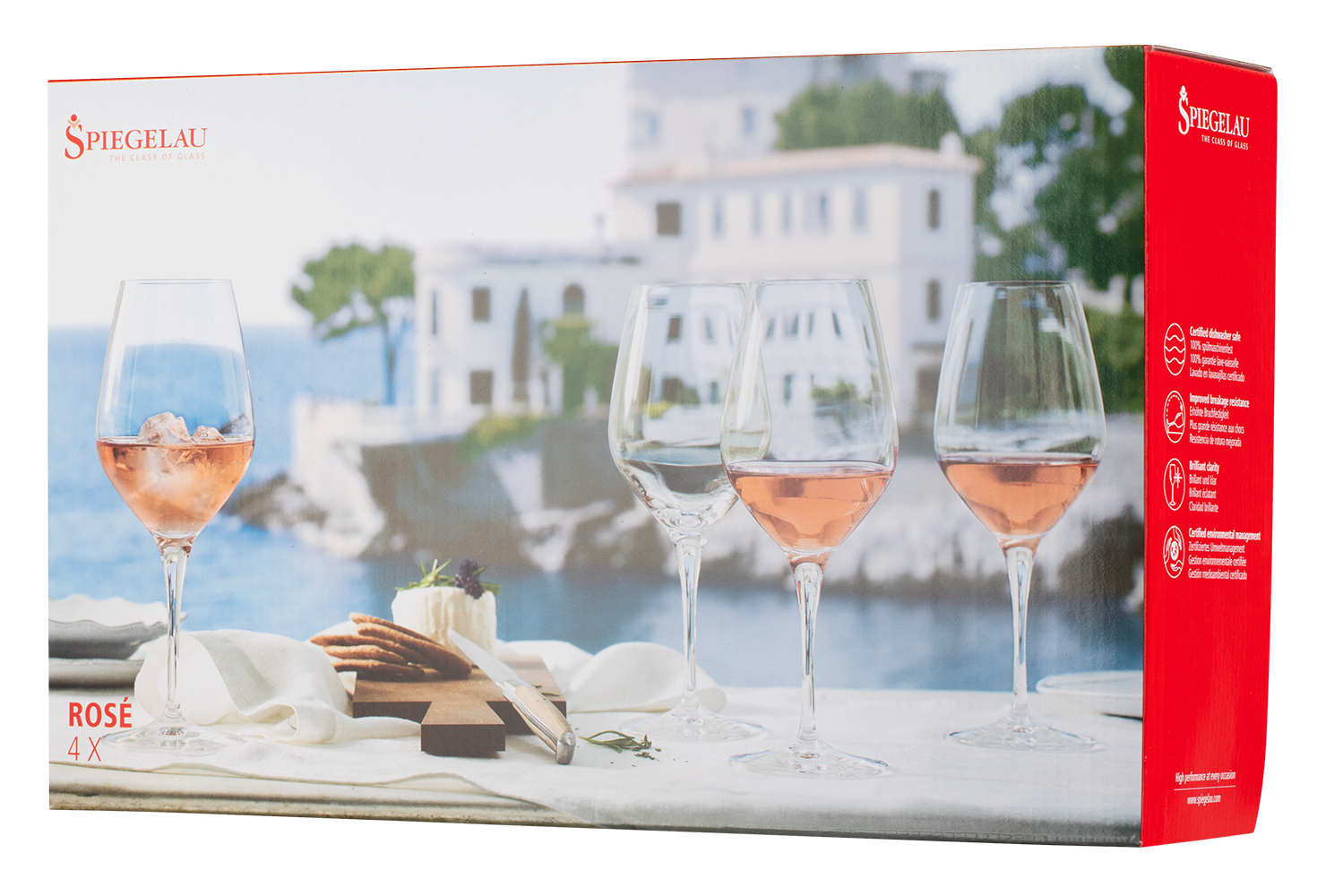 Набор из 4-х бокалов Spiegelau Special Glasses универсальные, 0.48л, (129281), Германия, хрустальное стекло, 0.48 л, Бокал для Розе, цена 4960 рублей