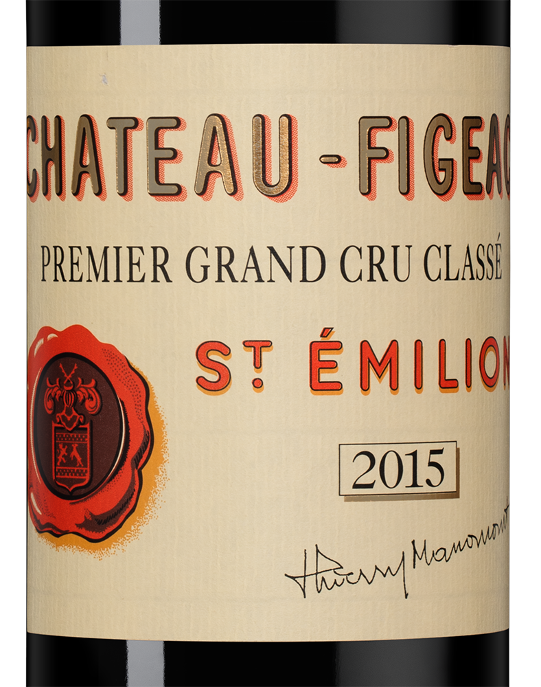 Вино Chateau Figeac (Saint-Emilion), 2015, (104336), Франция, Бордо, красное, сухое, 0.75 л, Шато Фижак, цена 99990 рублей