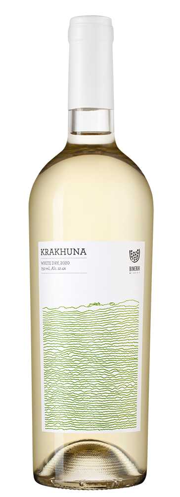 Вино Krakhuna, Binekhi, 2020, (137591), Грузия, Имеретия, белое, сухое, 0.75 л, Крахуна, цена 2490 рублей