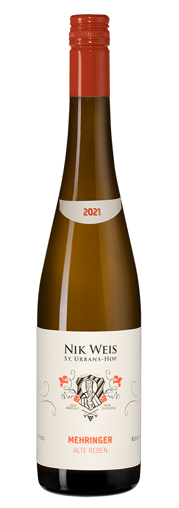 Вино Mehringer Alte Reben, Nik Weis St. Urbans-Hof, 2021, (142900), Германия, Мозель, белое, сухое, 0.75 л, Рислинг Мерингер Альте Ребен, цена 4543 рублей