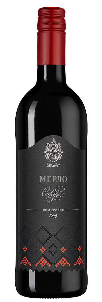 Вино Мерло, Сикоры, 2019, (139638), Россия, Кубань, красное, сухое, 0.75 л, Мерло, цена 1790 рублей