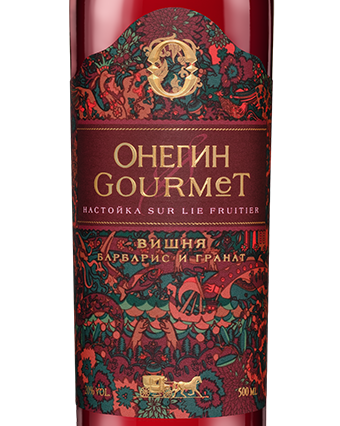 Настойка ягодная сладкая Онегин Gourmet Вишня, 0.5л, (135647), Россия, 0.5 л, Онегин Gourmet "Вишня", цена 1690 рублей