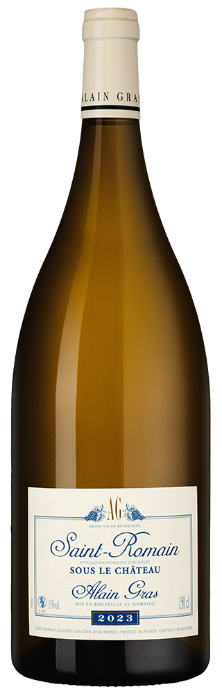 Вино Saint-Romain Blanc, Domaine Alain Gras, 2023, 1.5л, (155278), Франция, Бургундия, белое, сухое, 1.5 л, Сен-Ромен Блан, цена 32490 рублей
