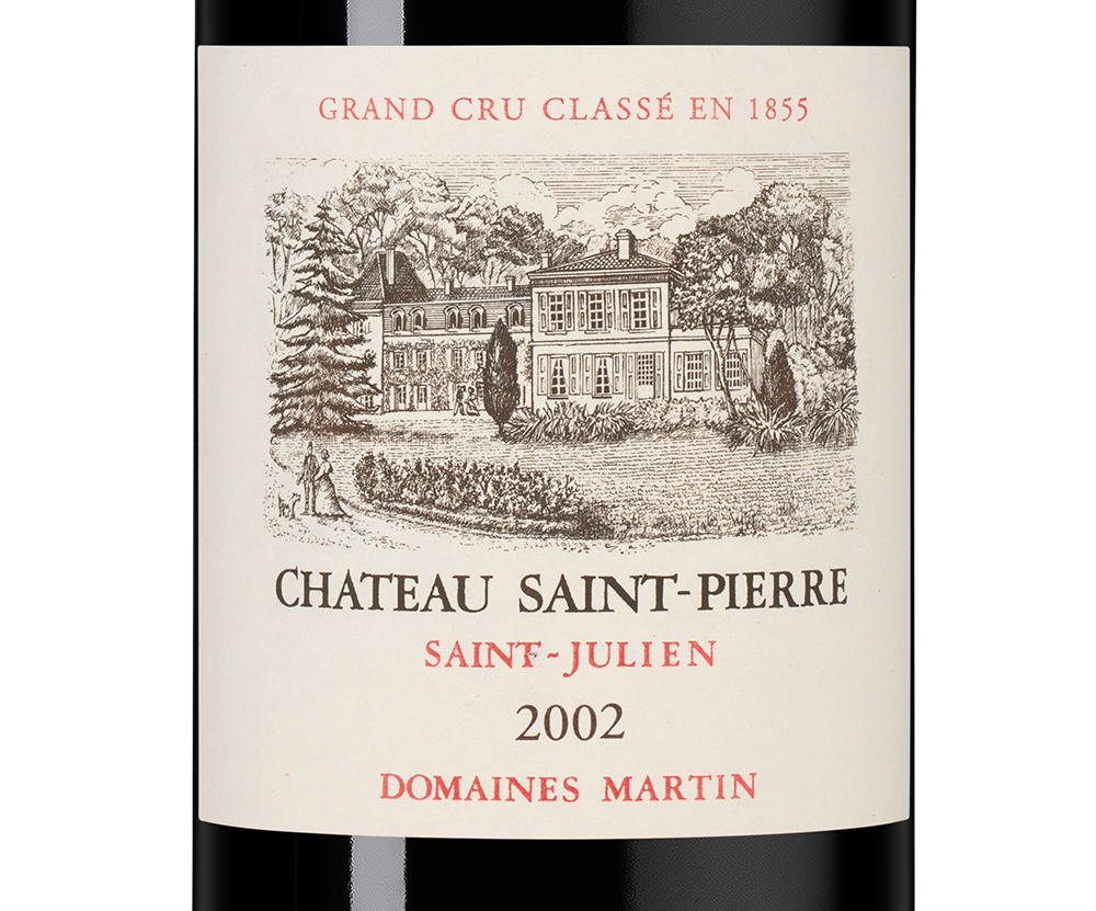 Вино Chateau Saint-Pierre Rouge (Saint-Julien), 2002, (154512), Франция, Бордо, красное, сухое, 0.75 л, Шато Сен-Пьер, цена 32490 рублей