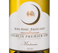 Вино Chablis Premier Cru Montmains, (119538), белое сухое, 2018 г., 0.75 л, Шабли Премье Крю Монмэн цена 8290 рублей