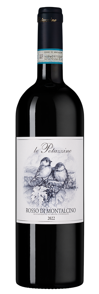 Вино Rosso di Montalcino, Le Potazzine, 2022, (148297), Италия, Тоскана, красное, сухое, 0.75 л, Россо ди Монтальчино, цена 13490 рублей