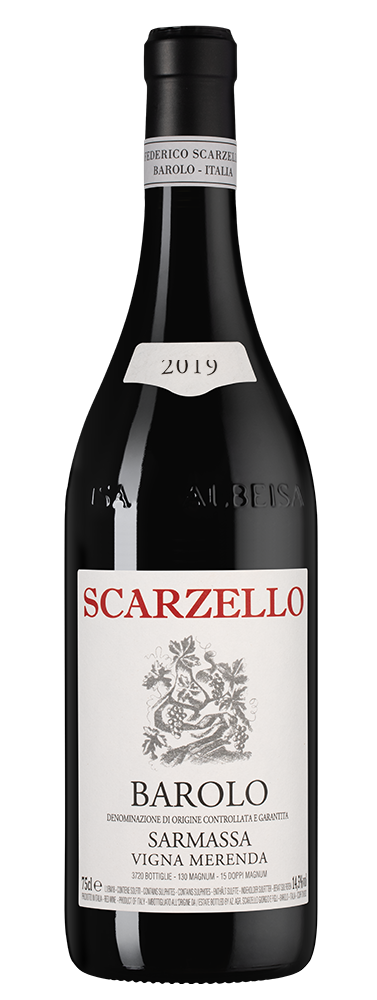 Вино Barolo Sarmassa Vigna Merenda, Scarzello, 2019, (151073), Италия, Пьемонт, красное, сухое, 0.75 л, Бароло Cармасса Винья Меренда, цена 22490 рублей