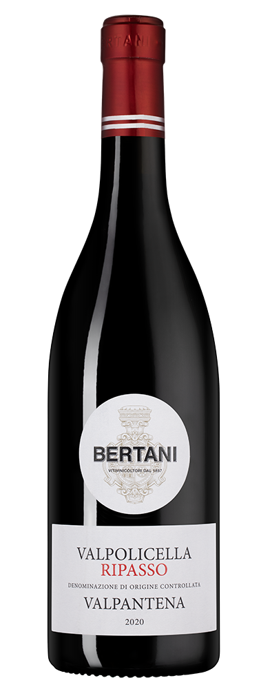 Вино Valpolicella Ripasso Valpantena, Bertani, 2020, (144700), Италия, Венето, красное, полусухое, 0.75 л, Вальполичелла Рипассо Вальпантена, цена 5490 рублей