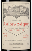 Вино 1990 года урожая Chateau Calon Segur