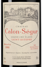 Вино Chateau Calon Segur, (142477), красное сухое, 1990 г., 1.5 л, Шато Калон Сегюр цена 144990 рублей