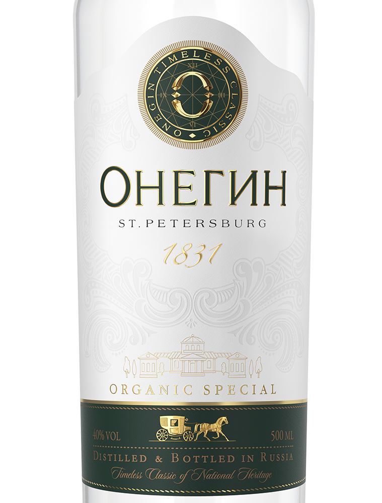 Водка Онегин Органик Special, 0.5л, (153557), Россия, 0.5 л, Онегин Органик Спешиал, цена 1240 рублей