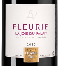 Вино Beaujolais Fleurie La Joie du Palais, (138763), красное сухое, 2020 г., 0.75 л, Божоле Флёри Жуа дю Пале цена 9990 рублей