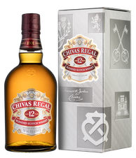 Виски Chivas Regal 12 years old, (77464), gift box в подарочной упаковке, Купажированный 12 лет, Соединенное Королевство, 0.7 л, Чивас Ригал 12 Лет цена 4990 рублей