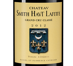 Вино Chateau Smith Haut-Lafitte Rouge, (104466), красное сухое, 2012 г., 0.75 л, Шато Смит О-Лафит Руж цена 32490 рублей