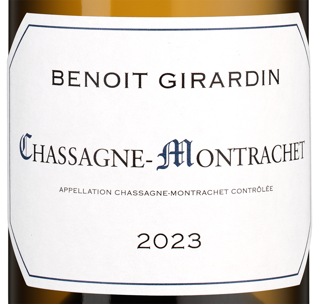Вино Chassagne-Montrachet, Benoit Girardin, 2023, (158102), Франция, Бургундия, белое, сухое, 0.75 л, Шассань-Монраше, цена 24990 рублей