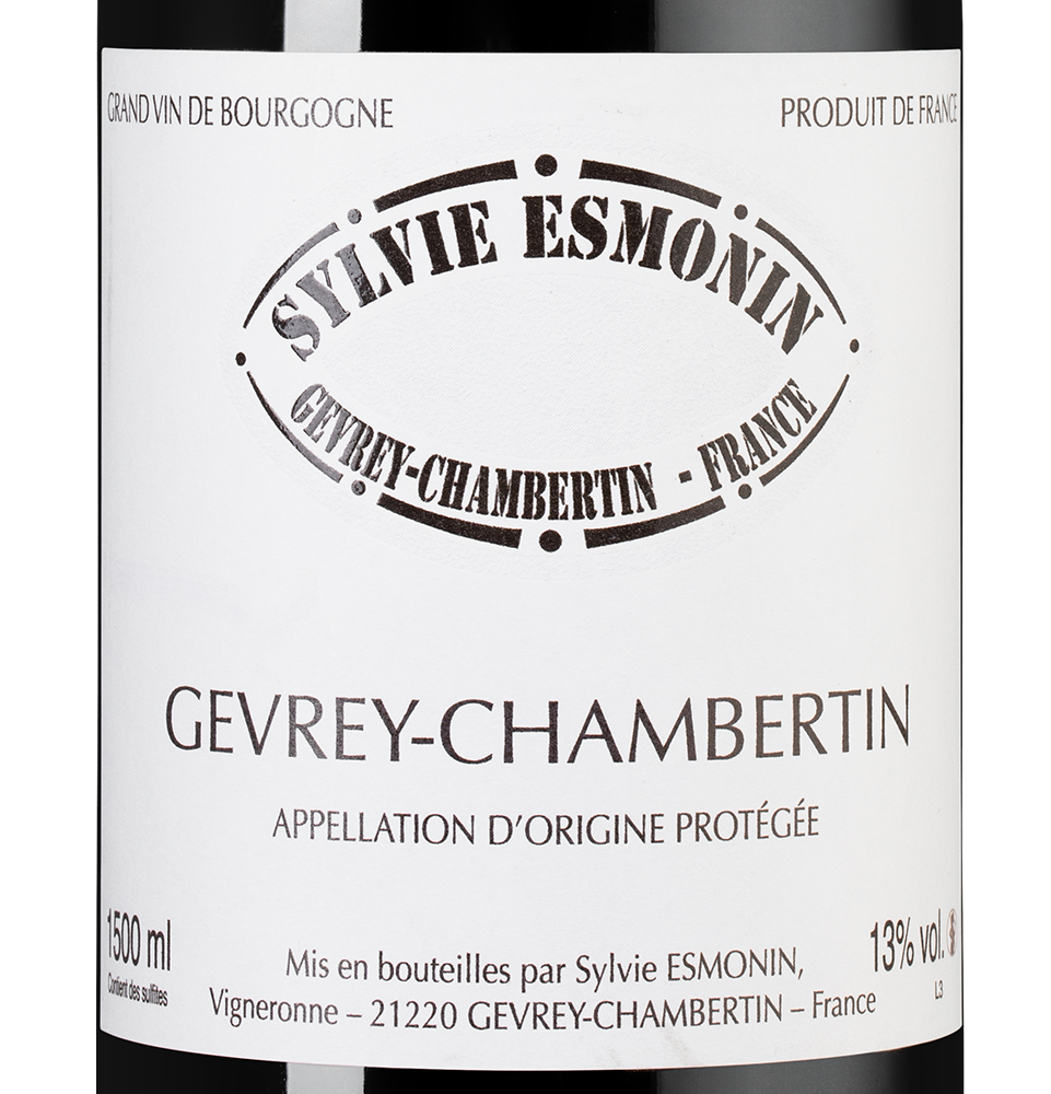 Вино Gevrey-Chambertin, Domaine Sylvie Esmonin, 2022, 1.5л, (152708), Франция, Бургундия, красное, сухое, 1.5 л, Жевре-Шамбертен, цена 54990 рублей