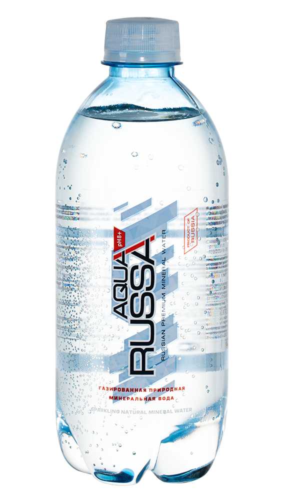 Вода газированная Aqua Russa (6 шт.), 0.5л, (141592), Россия, Новгородская область, пластик, 0.5 л, Аква Русса (газированная), цена 570 рублей