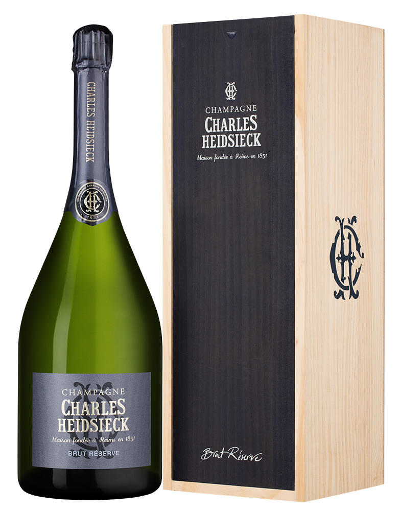 Шампанское Brut Reserve в подарочной упаковке, Charles Heidsieck, 3л, (148572), Франция, Шампань, белое, брют, 3 л, Брют Резерв, цена 119990 рублей