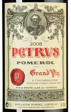 Вино Petrus, (113110), красное сухое, 2008 г., 0.75 л, Петрюс цена 1154990 рублей