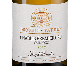 Вино Chablis Premier Cru Vaillons, (113355), белое сухое, 2017 г., 0.75 л, Шабли Премье Крю Вайон цена 11190 рублей