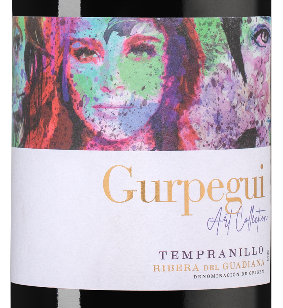 Вино Tempranillo Art Collection, Gurpegui, 2021, (137398), Испания, Эстремадура, красное, сухое, 0.75 л, Темпранильо Арт Коллекшн, цена 1490 рублей
