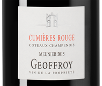 Вино с сочным вкусом Cumieres Rouge Meunier